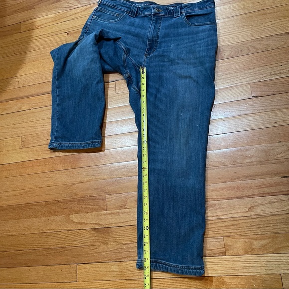 Duluth Trading Mens Ballroom Double Flex Jeans Mens 40x30 Flannel Lined Relaxed - Picture 8 of 11